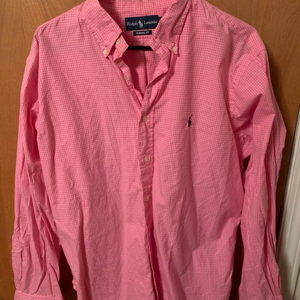 Ralph pink button down